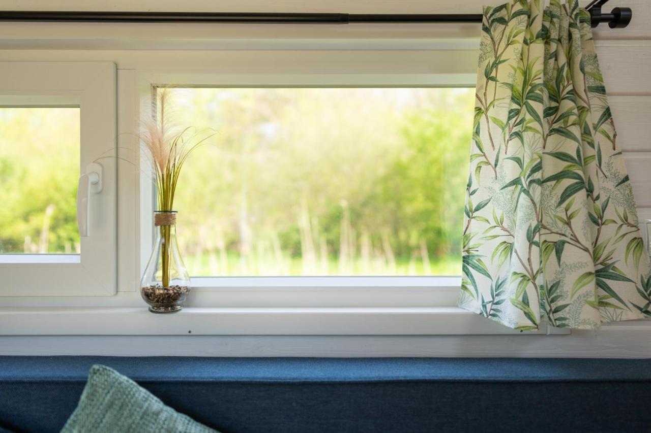 Green Tiny House With Shared Pool เซโวลเดอ ภายนอก รูปภาพ